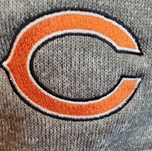 NEW Chicago Bears Mens 1/4 Zip Pullover Sweater Stand Up Collar SIZE MENS LARGE